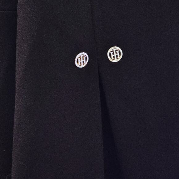 Tommy Hilfiger V-Neck Sheath Dress in Black – EUC Size 16 - Picture 2 of 4